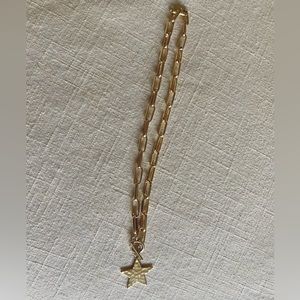 Erin McDermott Hammered Star Necklace